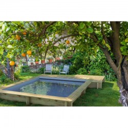 Piscine Urbaine Procopi en Bois 420 x 350 x H 133 Couverture Automatique Coffre et Fitration Piscine Urbaine Procopi en Bois 420 x 350 x H 133 Couverture Automatique Coffre et Fitration