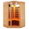 Sauna infrarouge Apollon Quartz 2 à 3 places France Sauna