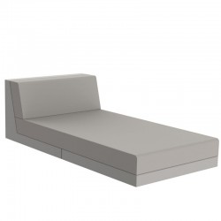 Salon de jardin Vondon lounge Pixel module divan Vondom tissu Silvertex écru Salon de jardin Vondon lounge Pixel module divan Vondom tissu Silvertex écru