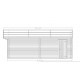 Garage doppio in legno Habrita 42 m2