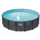 Poolschaukel Elite Rundes Design Rattan 488x122