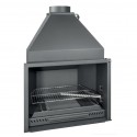 Ferlux houtkachel met Forno 60 oven in 16kW staal met glas