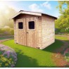 Houten berging Thermabri Habrita 4,87m2