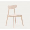 Set van 4 lichte massief houten stoelen met Fina VeryForma houten poten