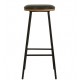 Set di 2 sgabelli da bar in similpelle verde Marc VeryForma e gambe in metallo