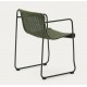 Arvin Swirl Stuhl aus beigem Chenille-Stoff und Beinen aus VeryForma-Eichenholz