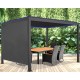 tenda cieca laterale pergola bioclimatica Habrita 3m