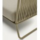 Saco 3-Sitzer-Outdoor-Sofa aus grünem Seil und Stahl VeryForma