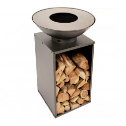 Braseiro Onyx 60 com Grade Elevada e Tampa RedFire