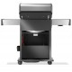 Napoleon Rogue® PRO 425 BB SIZZLE ZONE™ gas barbecue and 4 burners, one of which is lateral