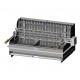 Le Marquier Irissarry Barbecue in Acciaio Inox con Girarrosto 78x32