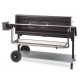 Le Marquier Méchoui Barbecue su carrello e girarrosto