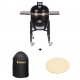 Kamado Monolith Classic Pack Pro 2.0 Grill con coperchio del carrello e pietra per pizza